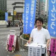 湘南新宿ラインの川口駅停車を実現する為の署名活動2009.6.9