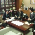 本蓮と新堀の要望を市長へ届ける（2009.12．15）