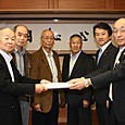 渋谷副市長へ要望活動（2011.11.16）