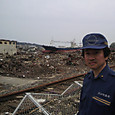 被災地の気仙沼を視察(2011.5.11)