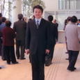 説明中に後を向いてパシャ