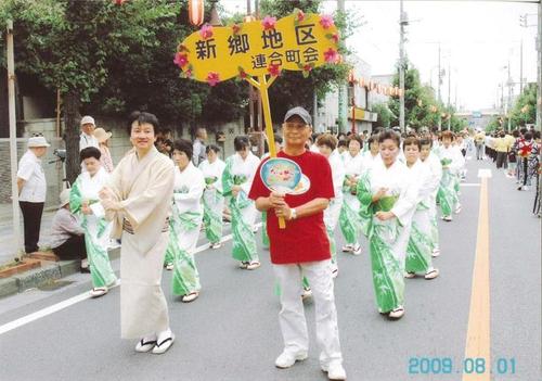 たたら祭りの流し踊り（2009.8.1）