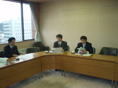 自民党２期生の視察で米子市を訪問2008.2.7