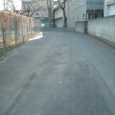 道路舗装（新郷小学校の東側公道）
