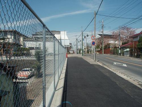 東本郷赤山通りの歩道整備