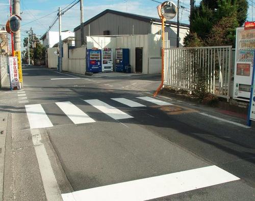新堀地内の横断歩道新設