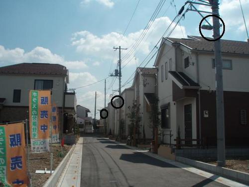 街路灯の設置（赤井１３１４番地付近）